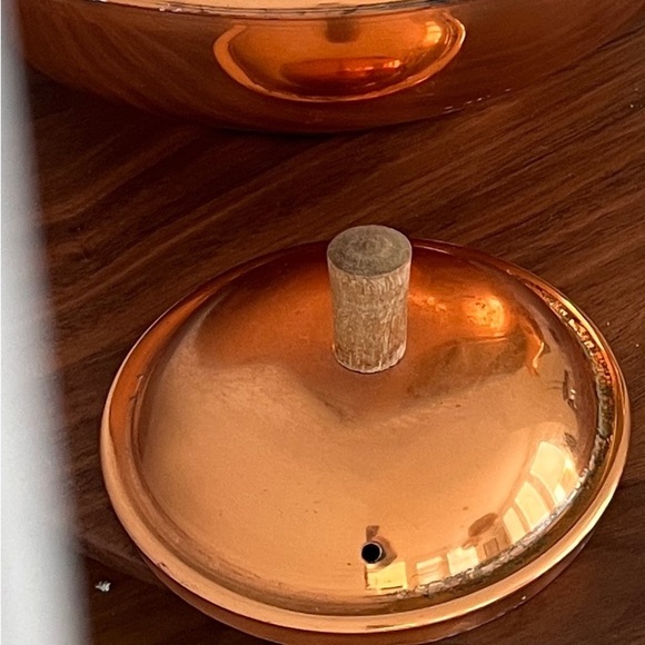 COPRAL Vintage Copper Tea Pot Kettle Made Portugal Shabby Chic Cabincore Decor - Picture 10 of 16